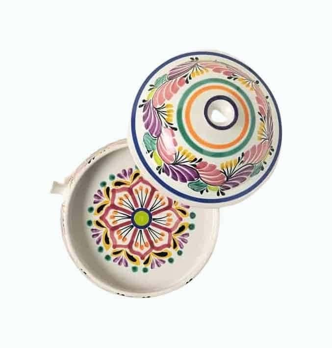 Hand Painted Mexican Tortilla Warmer