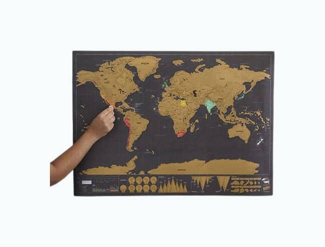 Scratch-Off Travel Map