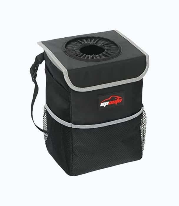 Car Trash Can with Lid