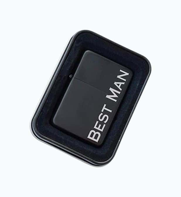 Engraved Best Man Lighter