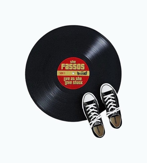 Personalized Record Doormat