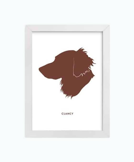 Custom Pet Silhouette Art