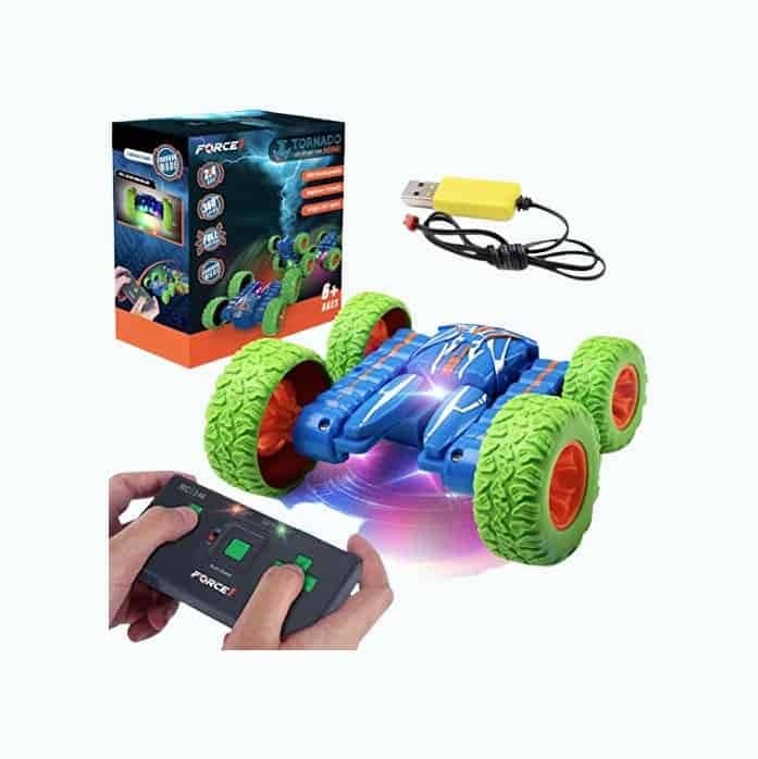 Mini Tornado LED Remote Control Car