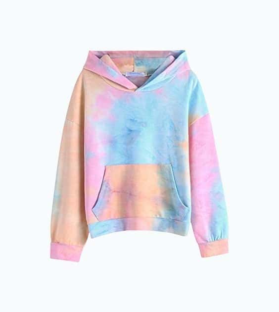 Girls’ Tie Dye Hoodie