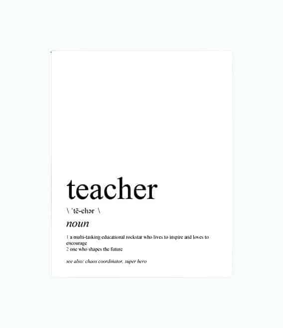 Teacher Print