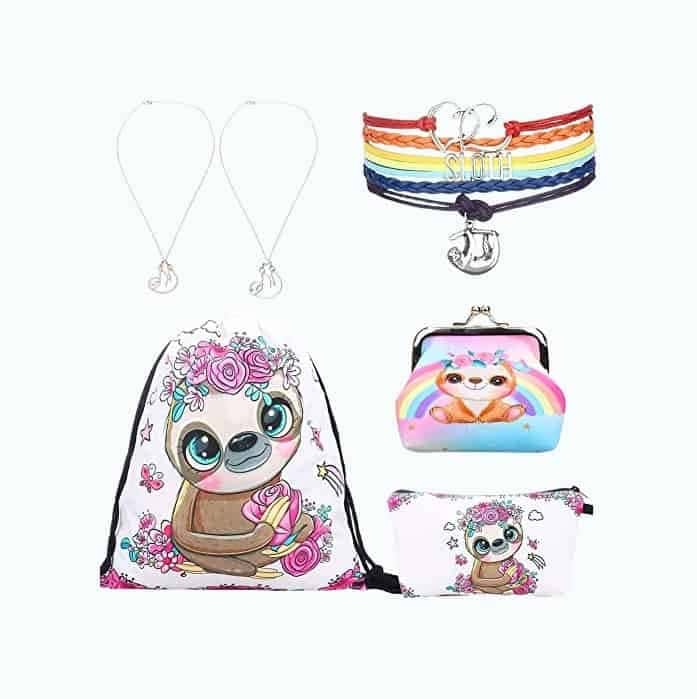 Sloth Gift Bag for Girls