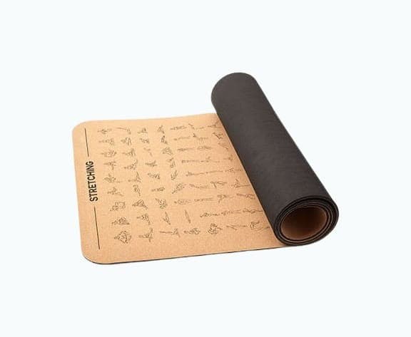 Instructional Cork Yoga Mat