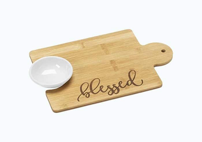 Blessed Cutting Board and Bowl