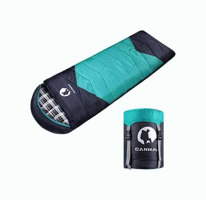 CANWAY Sleeping Bag With Compression Sack