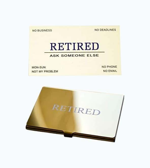 Retired Business Cards