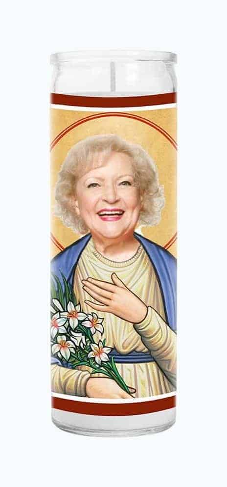 Betty White Prayer Candle