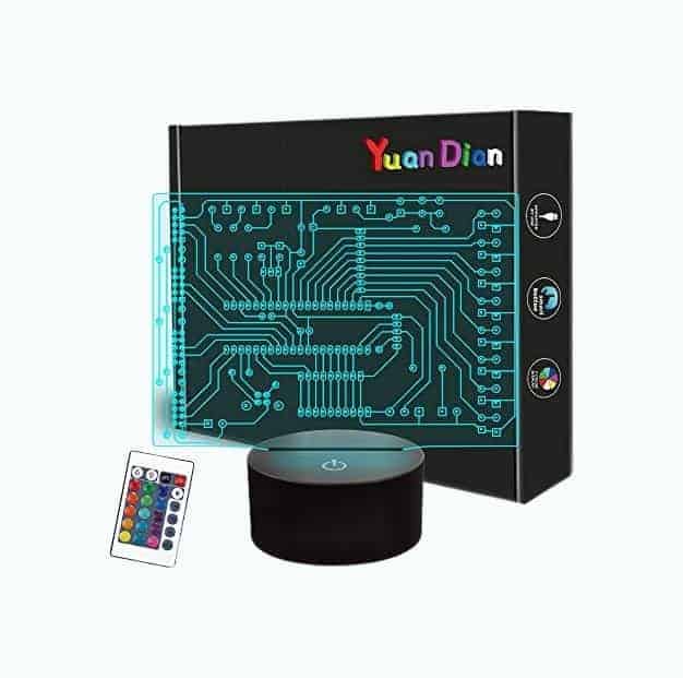 Computer Circuit Board Lamp