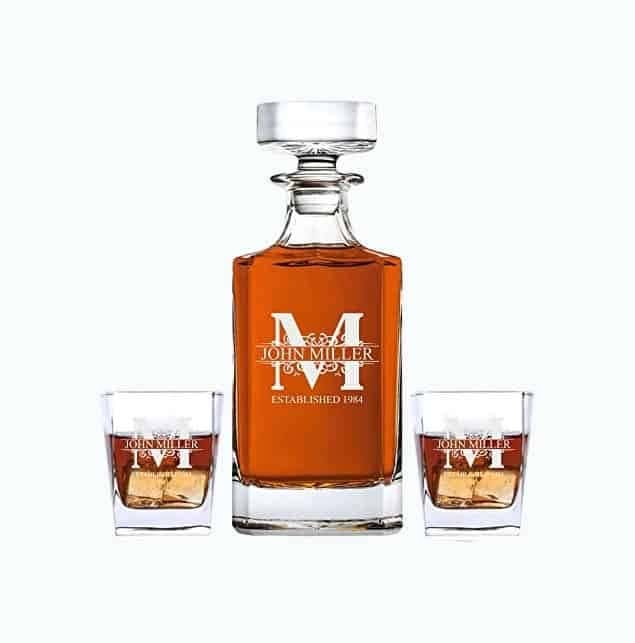 Personalized Decanter Set