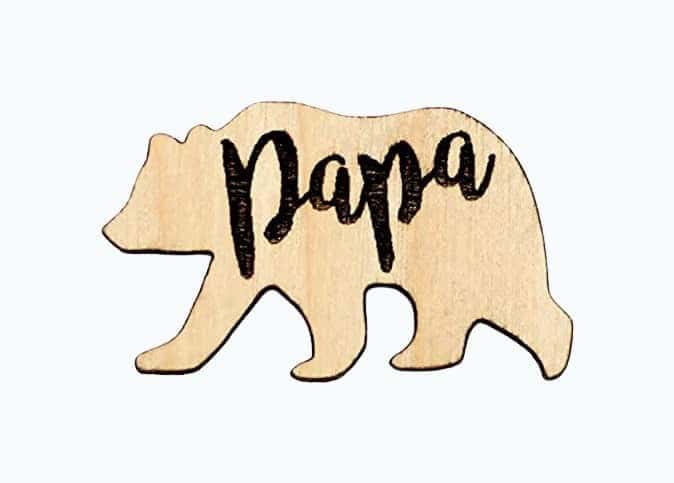 Papa Bear Pin Gift