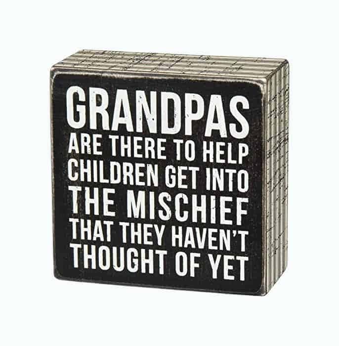 Grandpas Box Sign