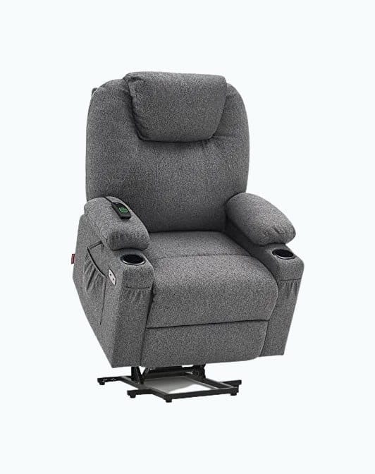 Large Power Lift Recliner Chair with Massage and Heat