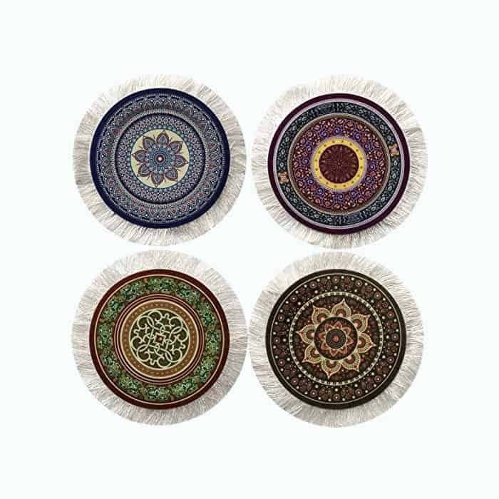 Rug Coasters Set