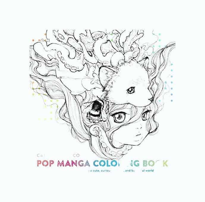 Pop Manga Coloring Book