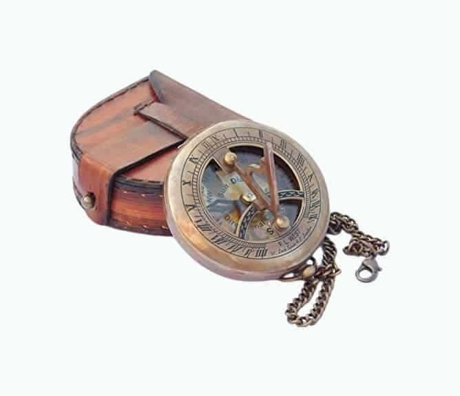 Brass Sundial Compass