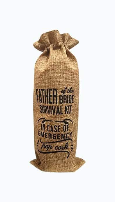 Father of the Bride Survival Kit Bag