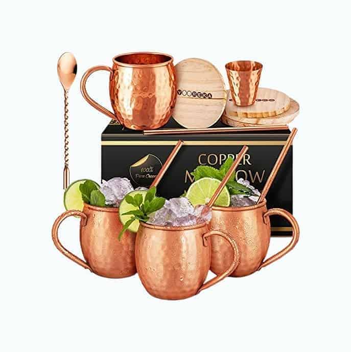 Moscow Mule Mugs Set Of 4