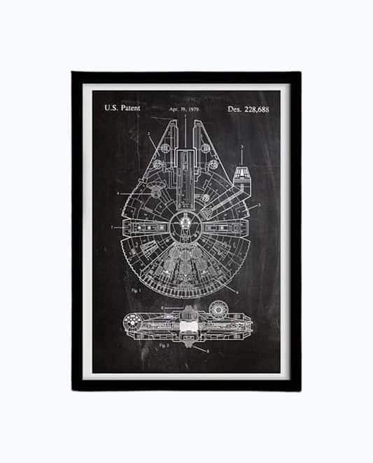 Star Wars Millennium Falcon Wall Decor