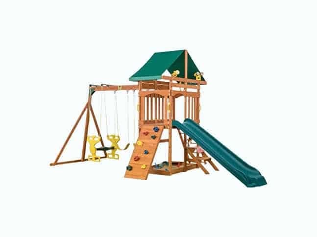 Sky View Cedar Wood Swing Set / Playset