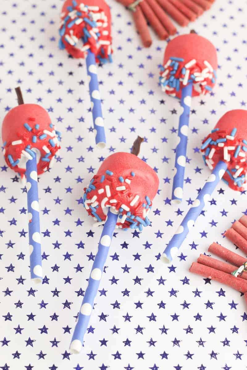 18 | FIRE CRACKER MARSHMALLOW POPS