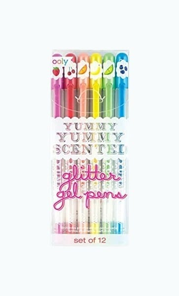 Scented Glitter Pens Set