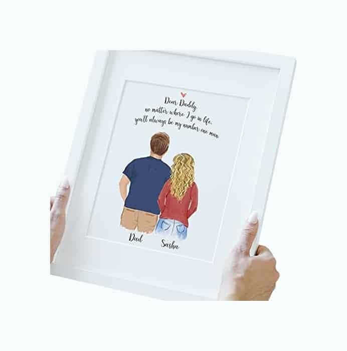 Personalized Dad/Daughter Wall Art