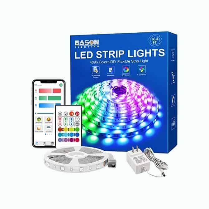 Color Changing LED Strip Lights with Remote